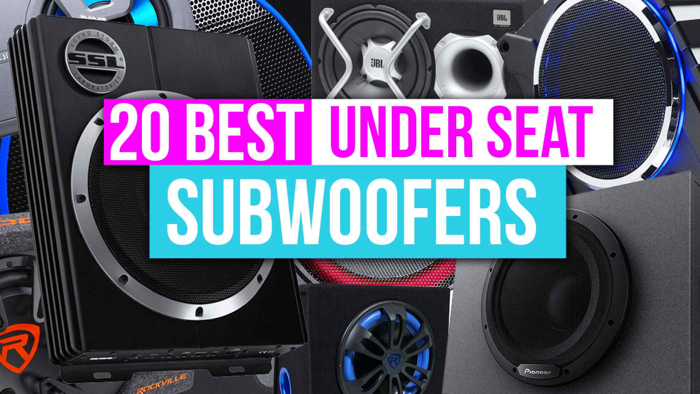 under seat amplified subwoofer
