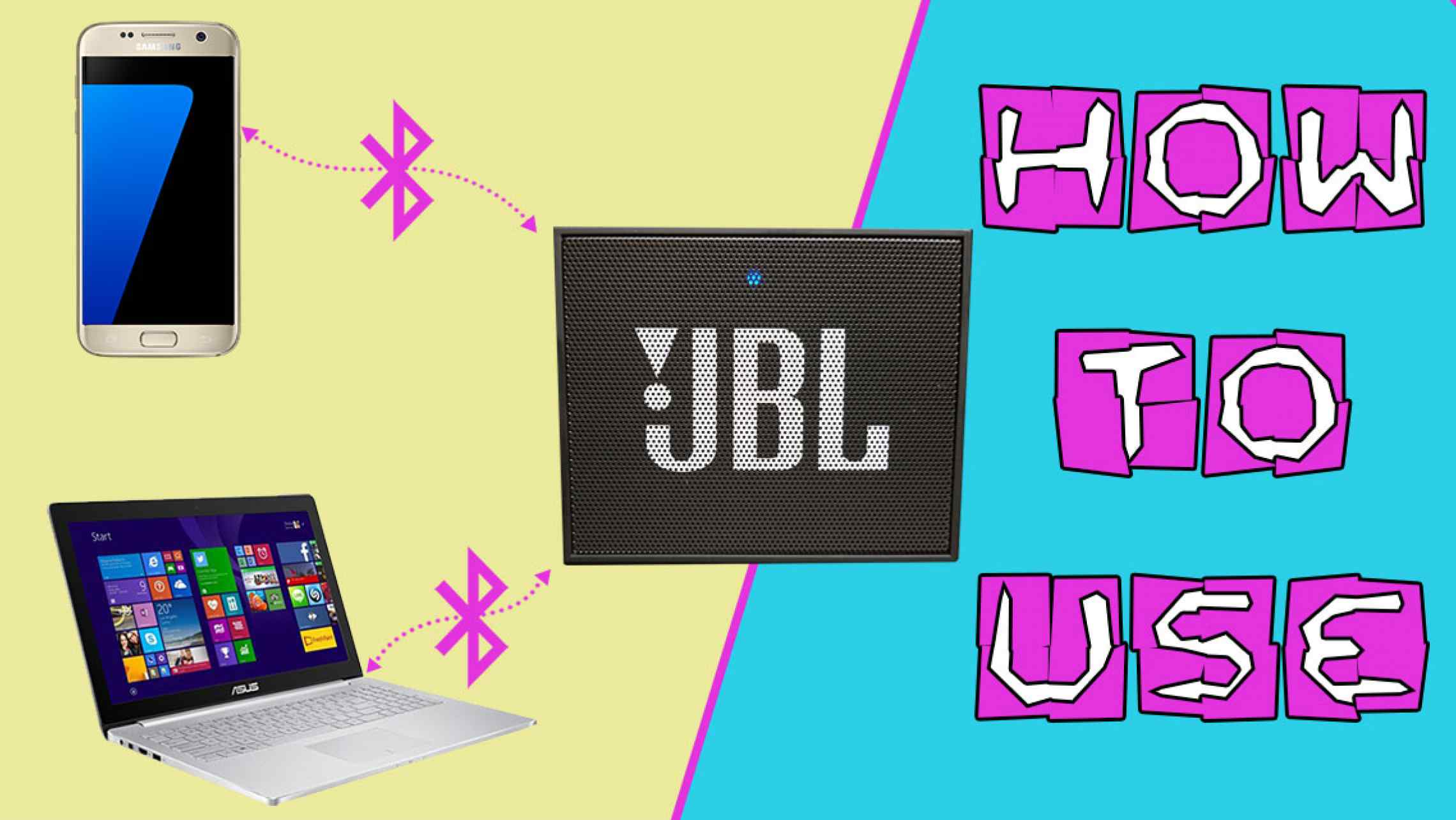 jbl flip 2 connect to laptop