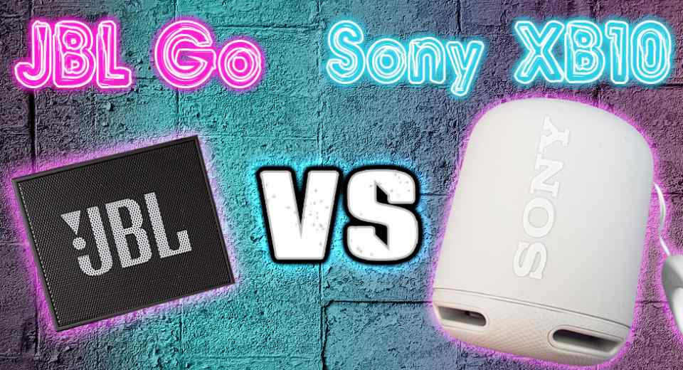 JBL Go vs Sony SRS-XB10