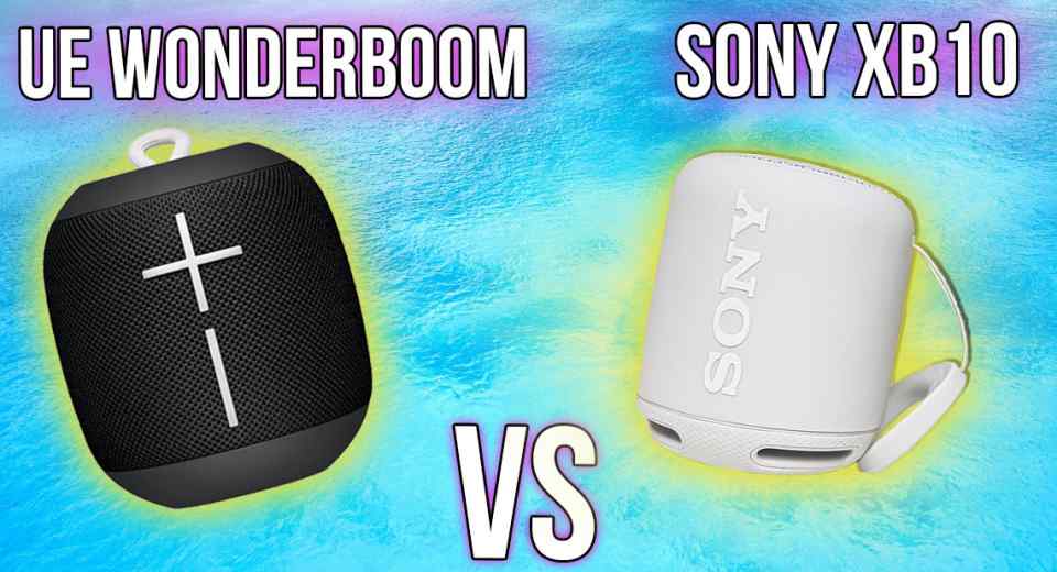 UE Wonderboom vs Sony SRS-XB10
